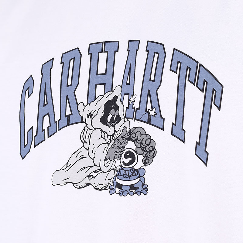 мужская белая футболка Carhartt WIP S/S Kogancult Crystal T-Shirt I029633-white - цена, описание, фото 2